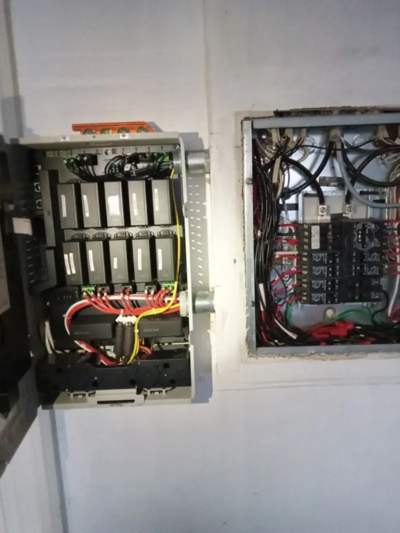 Electrical panel upgrade completed for Indoor Lighting Installation in Sachse